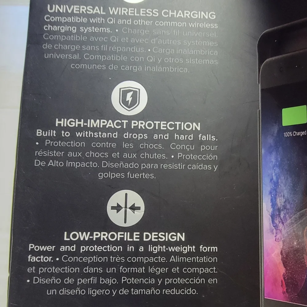 NWT! Battery Charging Phone Case